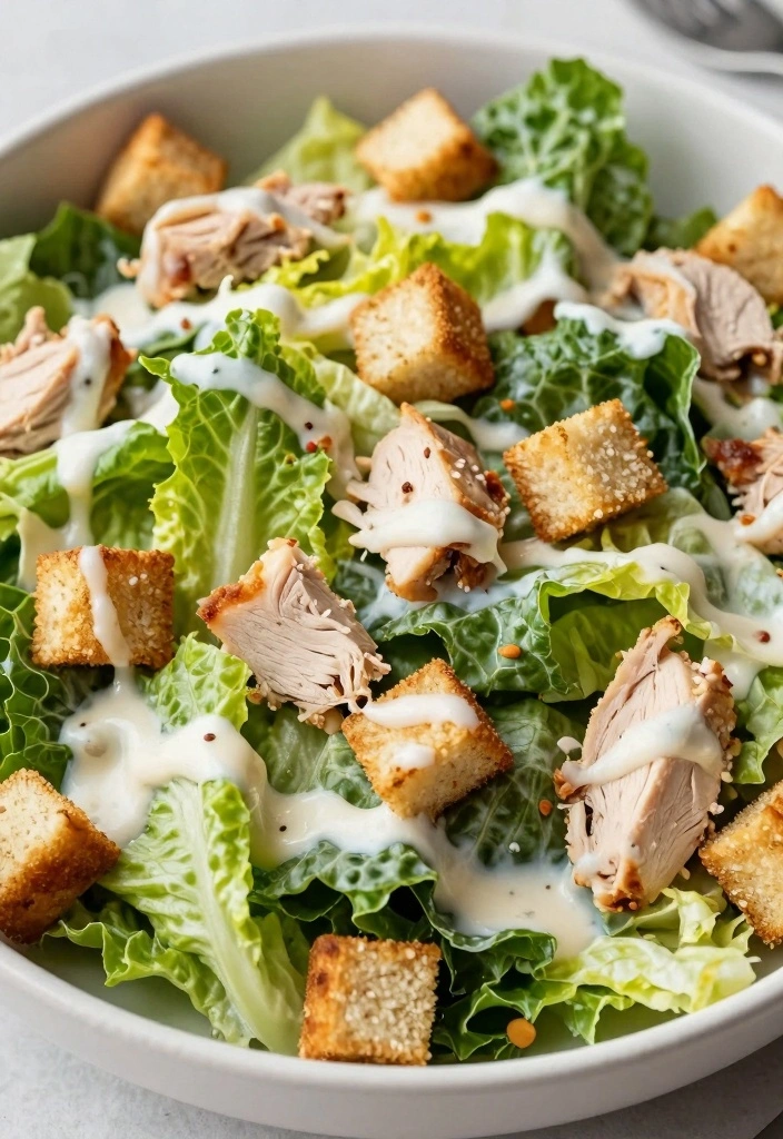 10 Diced Chicken Recipes for Quick Weeknight Cooking 34 10 Diced Chicken Recipes for Quick Weeknight Cooking - 4. Diced Chicken Caesar Salad