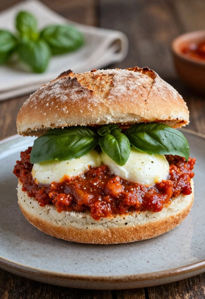 10 Ground Beef Hamburger Recipes for Simple Classic Meals - 9. Italian-Style Burger