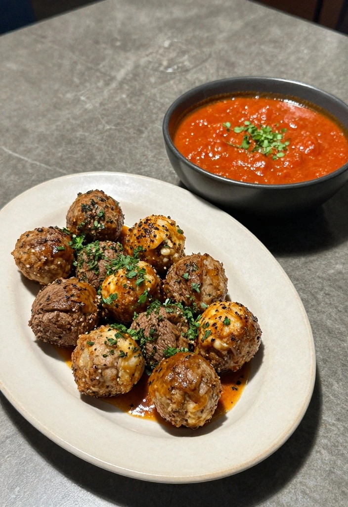 10 Ground Beef and Cauliflower Recipes for Light Low Carb Meals - 7. Beef and Cauliflower Meatballs