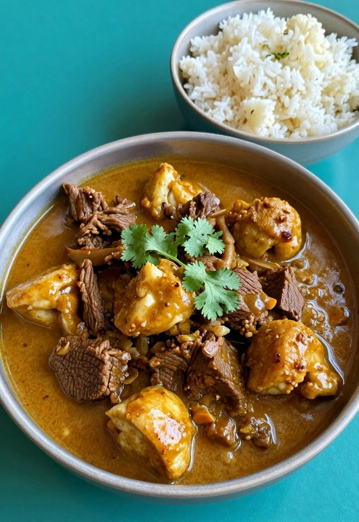 10 Ground Beef and Cauliflower Recipes for Light Low Carb Meals - 9. Beef and Cauliflower Curry