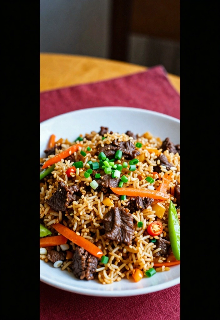 10 Ground Beef and Rice Recipes for Simple Hearty Meals - 10. Beef Fried Rice