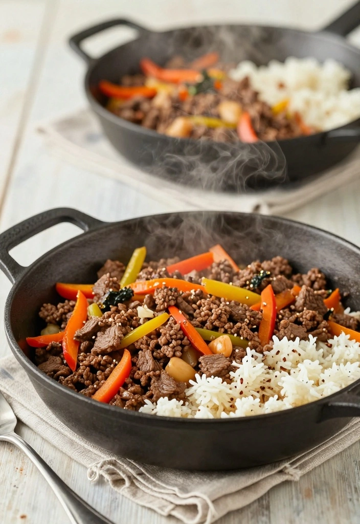 10 Ground Beef and Rice Recipes for Simple Hearty Meals - 7. Beef and Rice Skillet Dinner