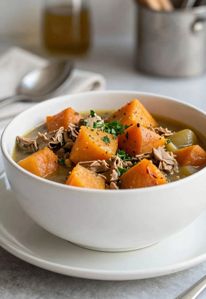 10 Ground Turkey Crockpot Recipes for Tender Hands Off Dinners 89 10 Ground Turkey Crockpot Recipes for Tender Hands Off Dinners - 9. Turkey and Sweet Potato Stew