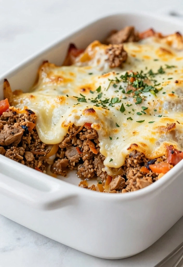 10 Ground Turkey WW Recipes for Light Point Friendly Dinners - 6. Ground Turkey and Vegetable Bake