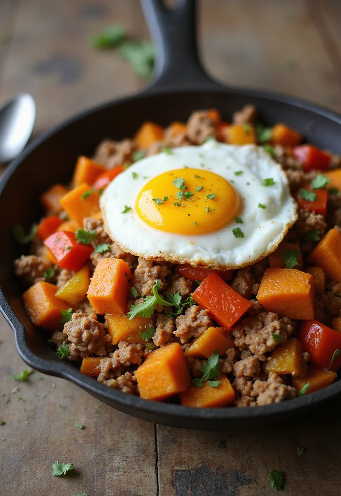 10 Ground Turkey WW Recipes for Light Point Friendly Dinners - 9. Ground Turkey and Sweet Potato Hash