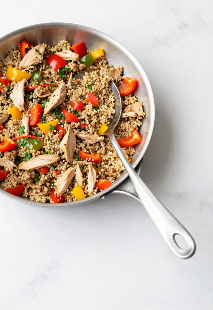 10 Ground Turkey and Bell Pepper Recipes for Fresh Easy Meals - 4. One-Pan Turkey and Bell Pepper Quinoa