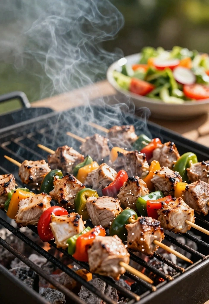 10 Ground Turkey and Bell Pepper Recipes for Fresh Easy Meals - 7. Ground Turkey and Bell Pepper Skewers