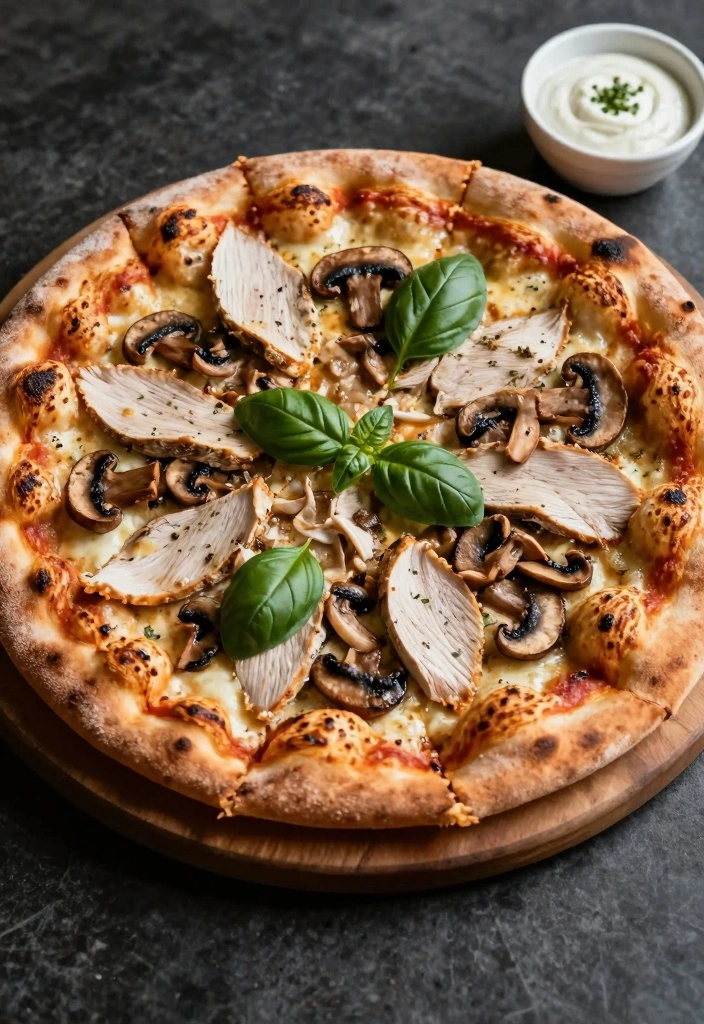 10 Ground Turkey and Mushroom Recipes for Light Savory Dinners - 10. Turkey Mushroom Pizza