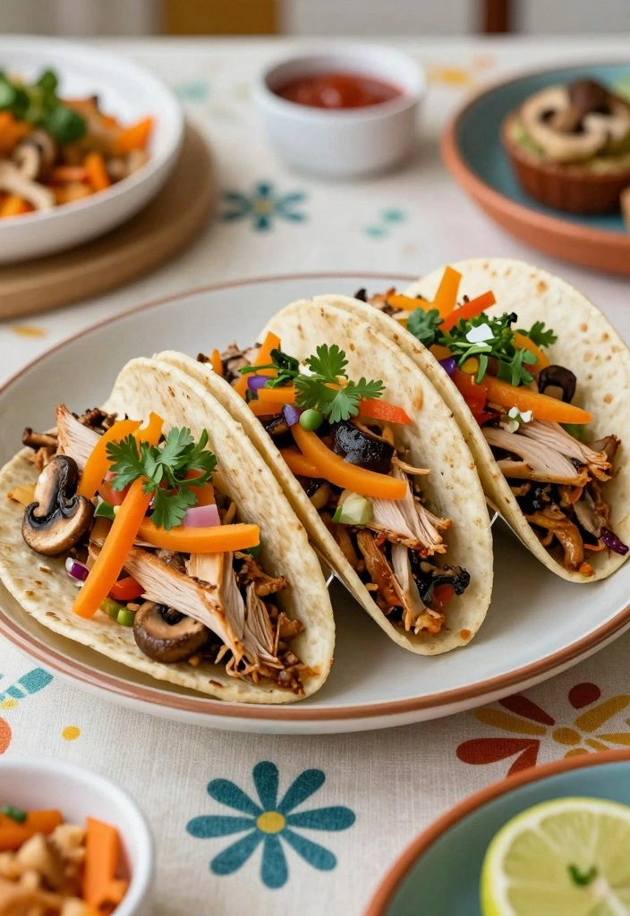 10 Ground Turkey and Mushroom Recipes for Light Savory Dinners - 7. Turkey and Mushroom Tacos