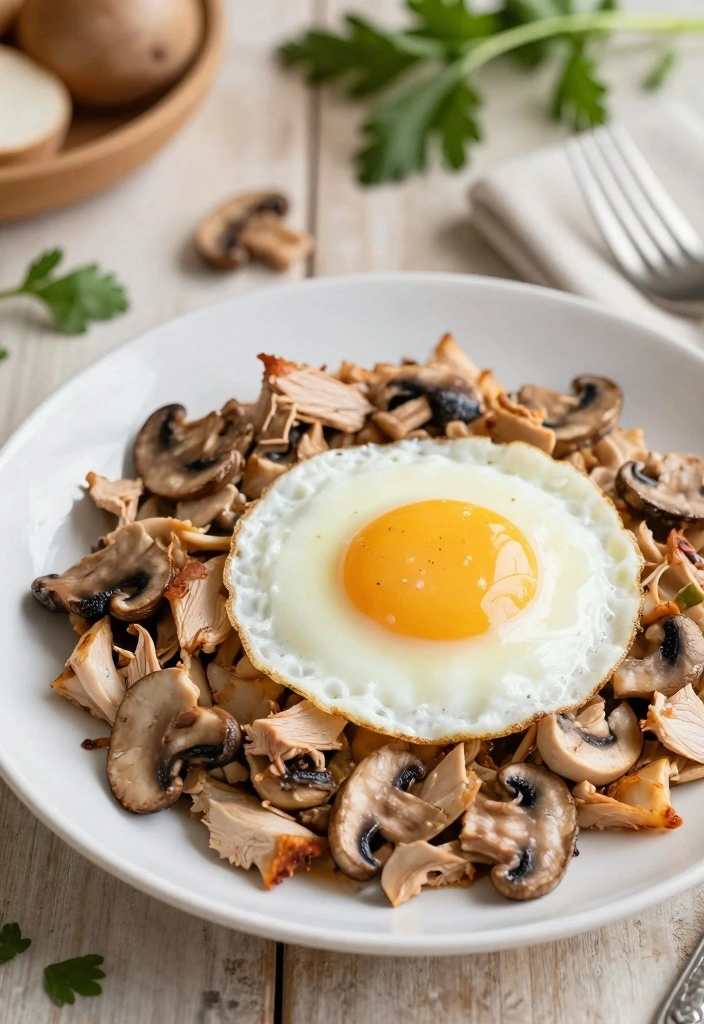 10 Ground Turkey and Mushroom Recipes for Light Savory Dinners - 8. Mushroom and Turkey Hash