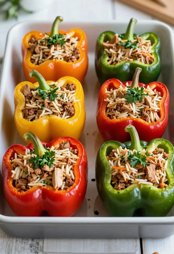 10 Ground Turkey and Rice Recipes for Simple Healthy Meals 23 10 Ground Turkey and Rice Recipes for Simple Healthy Meals - 3. Turkey and Rice Stuffed Peppers