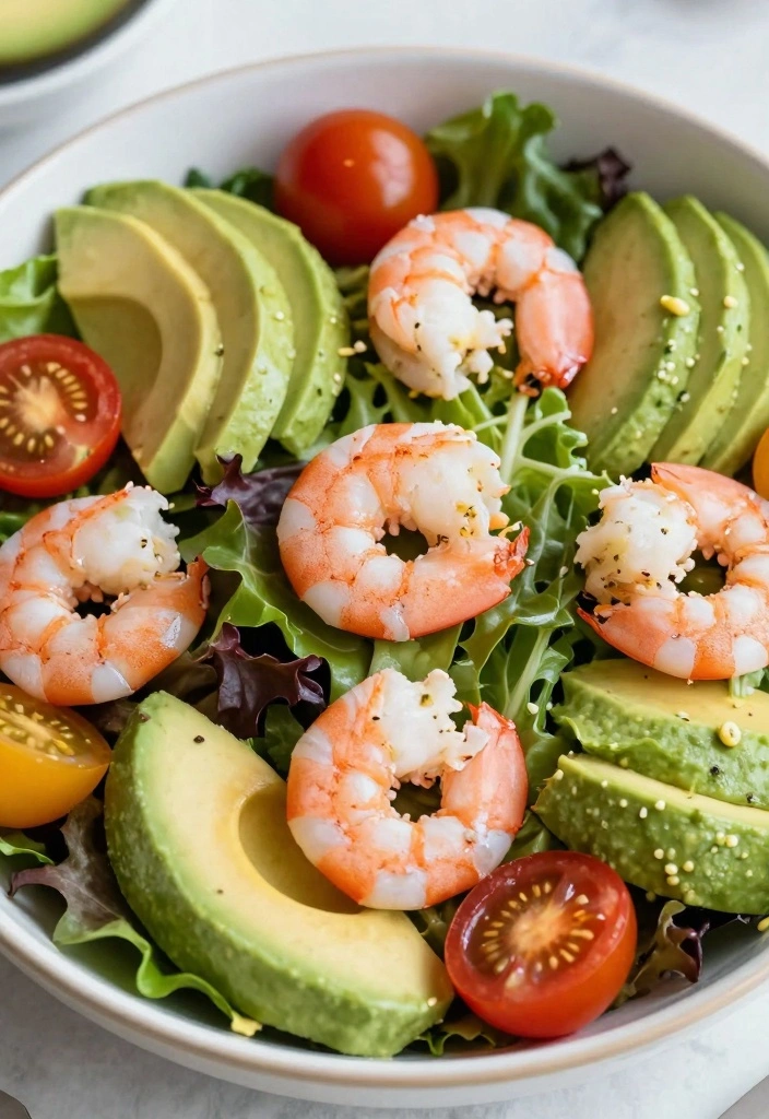 10 Leftover Shrimp Recipes for Easy Next Day Meals - 6. Shrimp and Avocado Salad