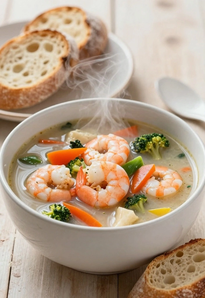 10 Leftover Shrimp Recipes for Easy Next Day Meals - 7. Shrimp Soup