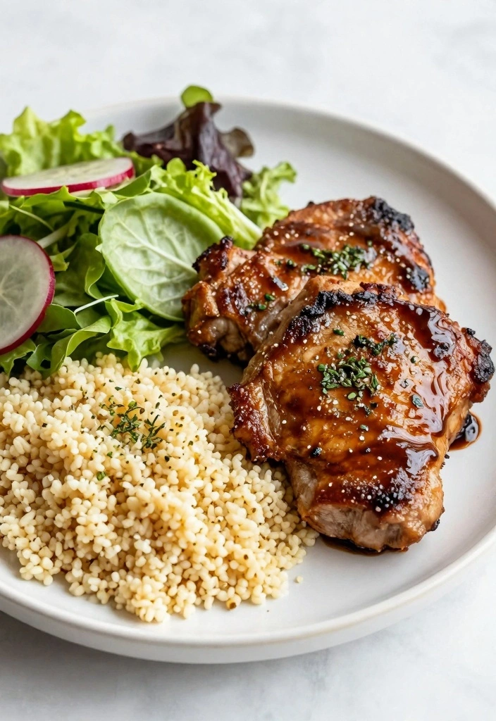 10 Pork Chop Meat Recipes for Easy Weeknight Meals - 10. Simple Balsamic Glazed Pork Chops