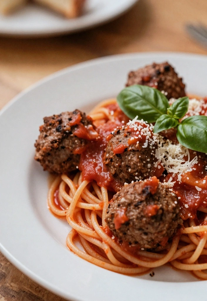 10 Pork and Ground Beef Recipes for Hearty Budget Meals - 1. Savory Pork and Beef Meatballs