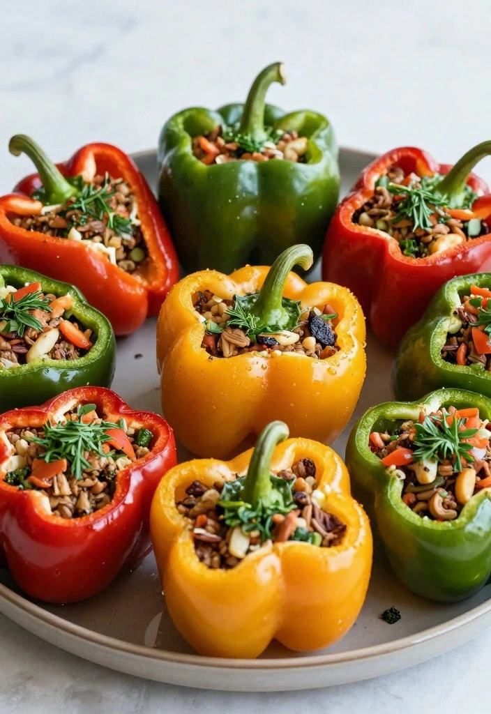 10 Pork and Ground Beef Recipes for Hearty Budget Meals - 3. Pork and Beef Stuffed Peppers