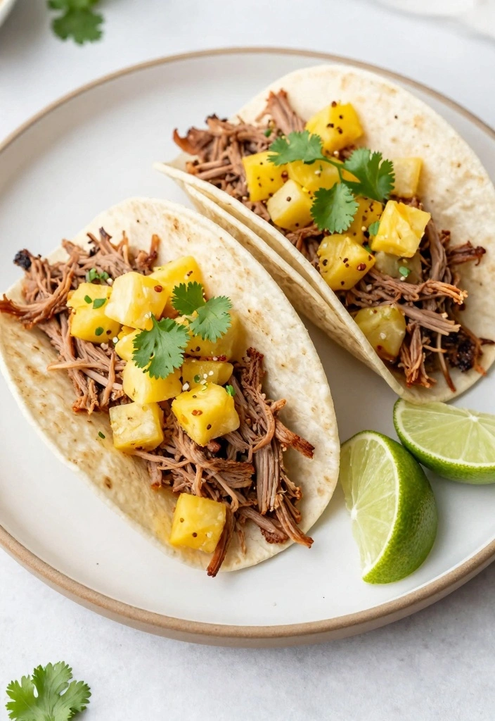 10 Pulled Pork Meal Recipes for Easy Savory Eating 12 10 Pulled Pork Meal Recipes for Easy Savory Eating - 2. Pulled Pork Tacos with Pineapple Salsa
