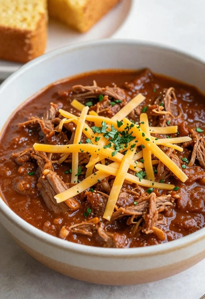 10 Pulled Pork Meal Recipes for Easy Savory Eating 45 10 Pulled Pork Meal Recipes for Easy Savory Eating - 5. Pulled Pork Chili