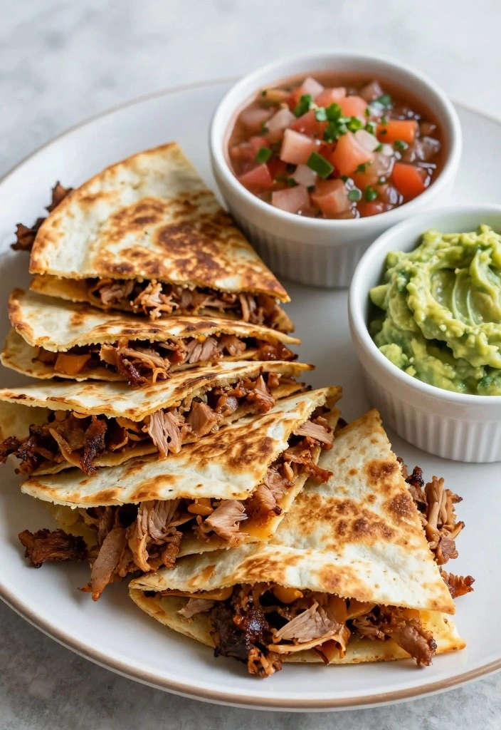 10 Pulled Pork Meal Recipes for Easy Savory Eating 67 10 Pulled Pork Meal Recipes for Easy Savory Eating - 7. Pulled Pork Quesadillas
