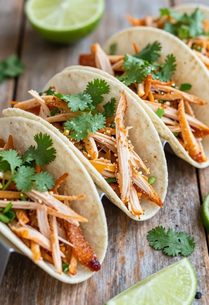 10 Shredded Chicken Recipes for Simple Versatile Meals - 1. Shredded Chicken Tacos