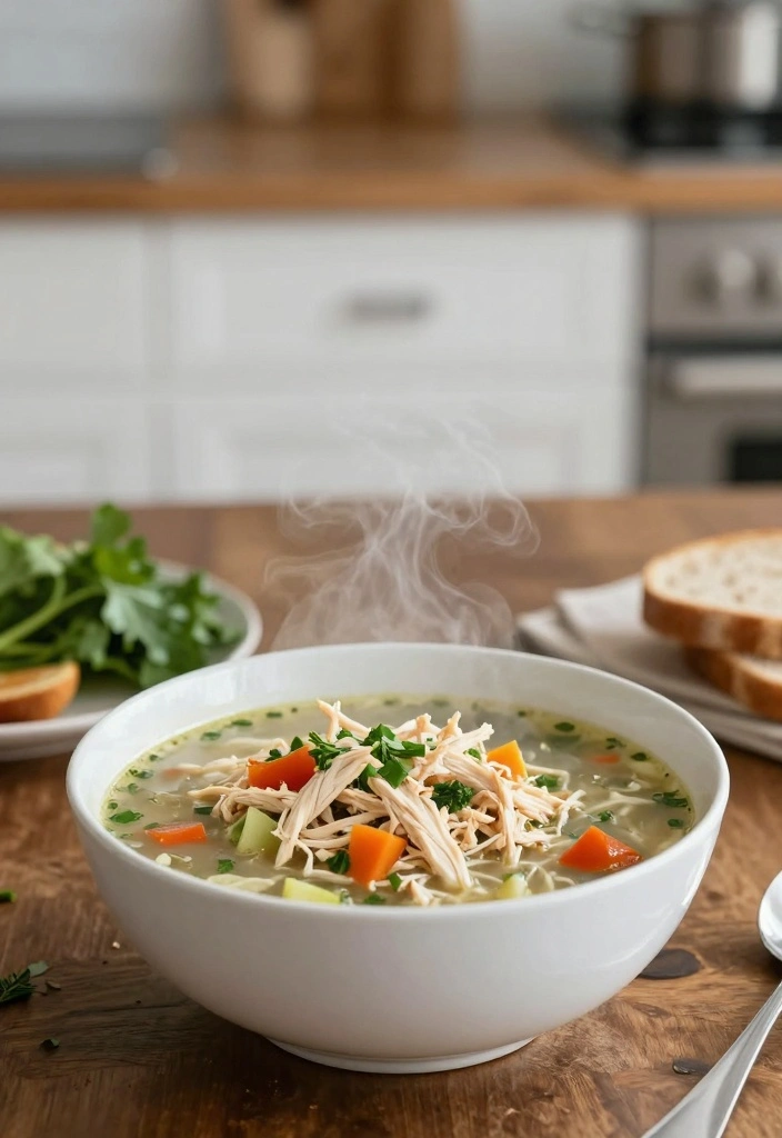 10 Shredded Chicken Recipes for Simple Versatile Meals - 5. Shredded Chicken Soup