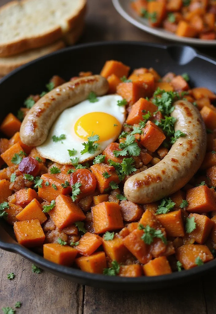 10 Turkey Breakfast Recipes for Light Protein Packed Mornings - 3. Turkey Sausage and Sweet Potato Hash