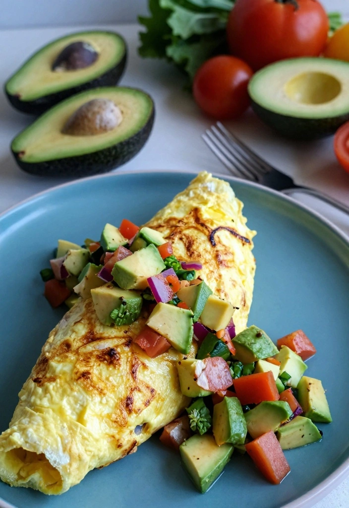 10 Turkey Breakfast Recipes for Light Protein Packed Mornings - 4. Turkey Omelette with Avocado Salsa