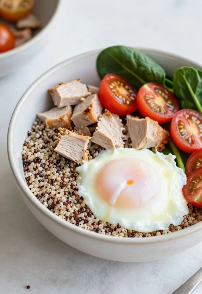 10 Turkey Breakfast Recipes for Light Protein Packed Mornings - 5. Turkey Quinoa Breakfast Bowl