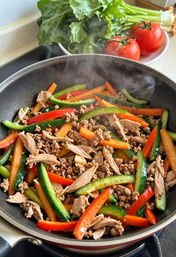 10 Turkey Breakfast Recipes for Light Protein Packed Mornings - 7. Turkey and Vegetable Breakfast Stir-Fry