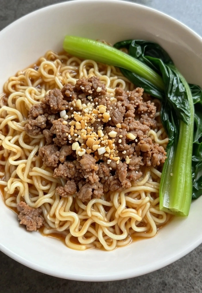 12 Asian Ground Beef Recipes for Bold Weeknight Flavor - 11. Garlic Beef Ramen Stir-Fry