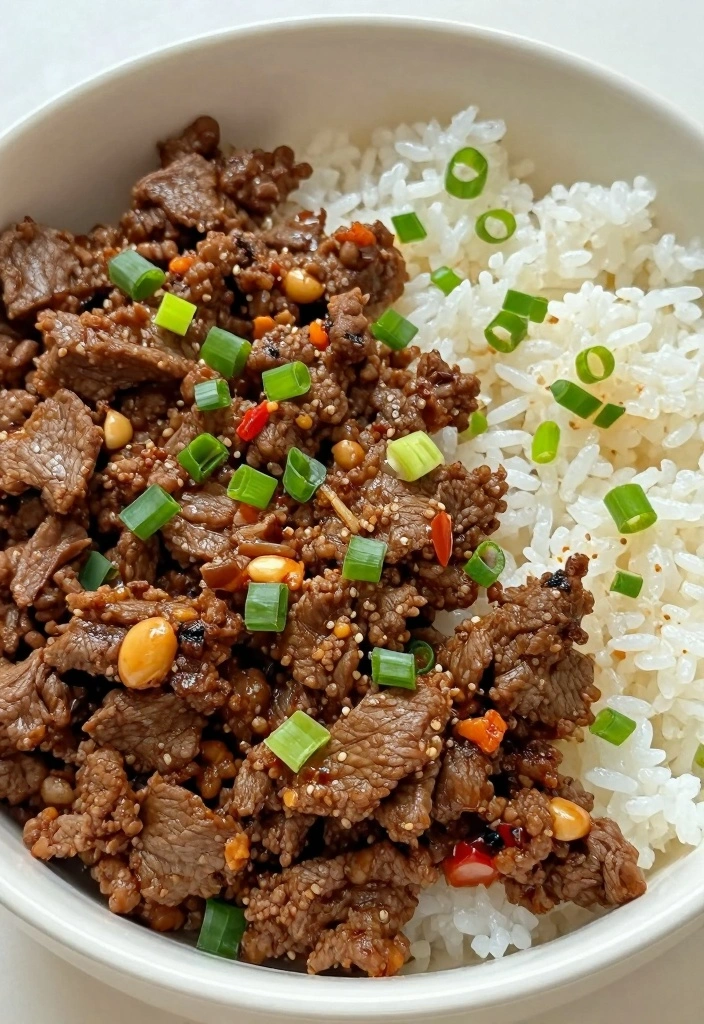 12 Asian Ground Beef Recipes for Bold Weeknight Flavor - 2. Spicy Korean Beef Bowl