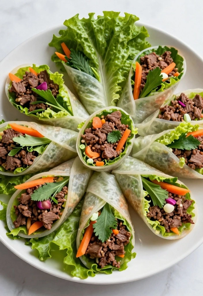 12 Asian Ground Beef Recipes for Bold Weeknight Flavor - 5. Vietnamese Beef Lettuce Wraps