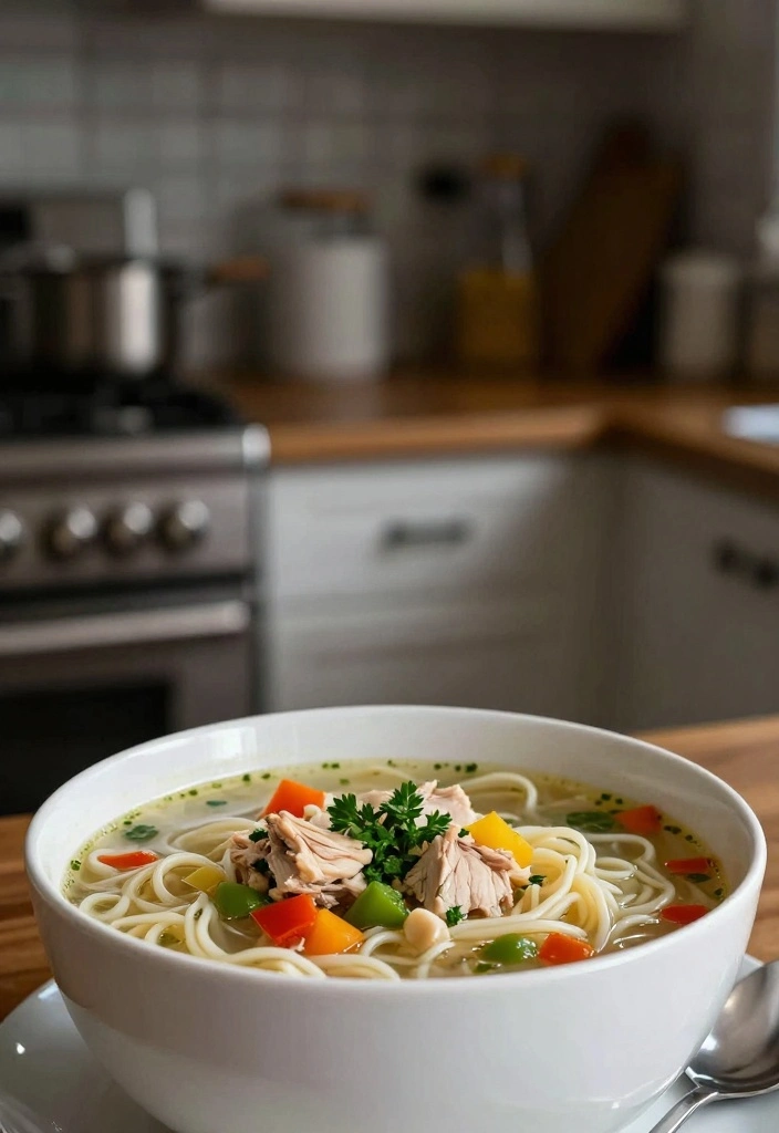 12 Chicken Soup Recipes for Warm Cozy Comfort 1 12 Chicken Soup Recipes for Warm Cozy Comfort - 1. Classic Chicken Noodle Soup