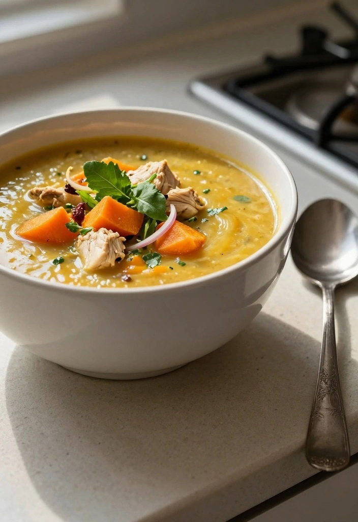 12 Chicken Soup Recipes for Warm Cozy Comfort 89 12 Chicken Soup Recipes for Warm Cozy Comfort - 9. Chicken and Sweet Potato Soup