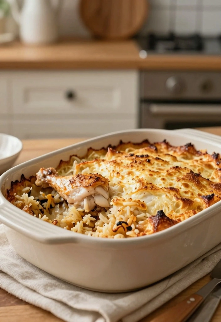 12 Chicken and Rice Recipes for Easy Family Dinners 111 12 Chicken and Rice Recipes for Easy Family Dinners - 11. Rustic Chicken and Rice Bake