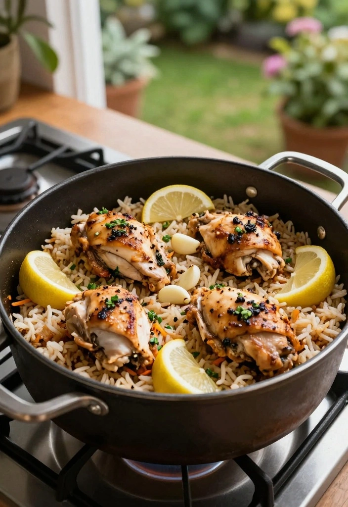 12 Chicken and Rice Recipes for Easy Family Dinners 12 12 Chicken and Rice Recipes for Easy Family Dinners - 2. One-Pot Lemon Garlic Chicken and Rice