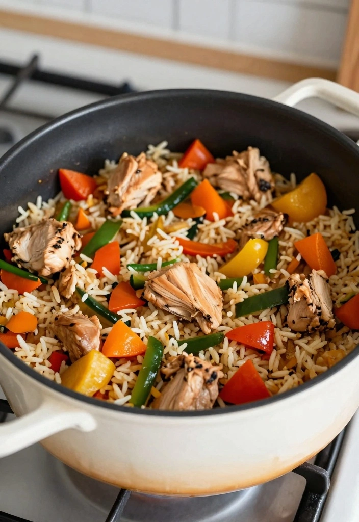 12 Chicken and Rice Recipes for Easy Family Dinners 56 12 Chicken and Rice Recipes for Easy Family Dinners - 6. One-Pot Chicken and Rice with Veggies