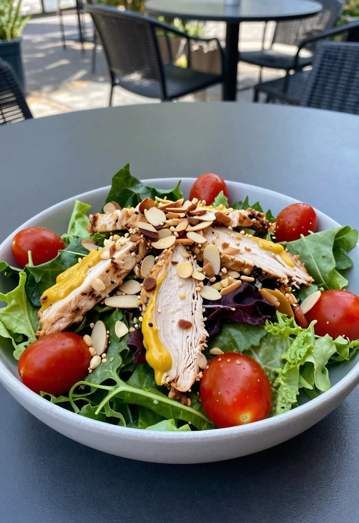 12 Chicken and Veggie Recipes for Fresh Balanced Meals - 12. Honey Mustard Chicken Salad