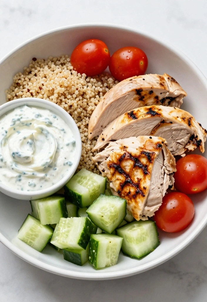 12 Chicken and Veggie Recipes for Fresh Balanced Meals - 5. Mediterranean Chicken Bowl