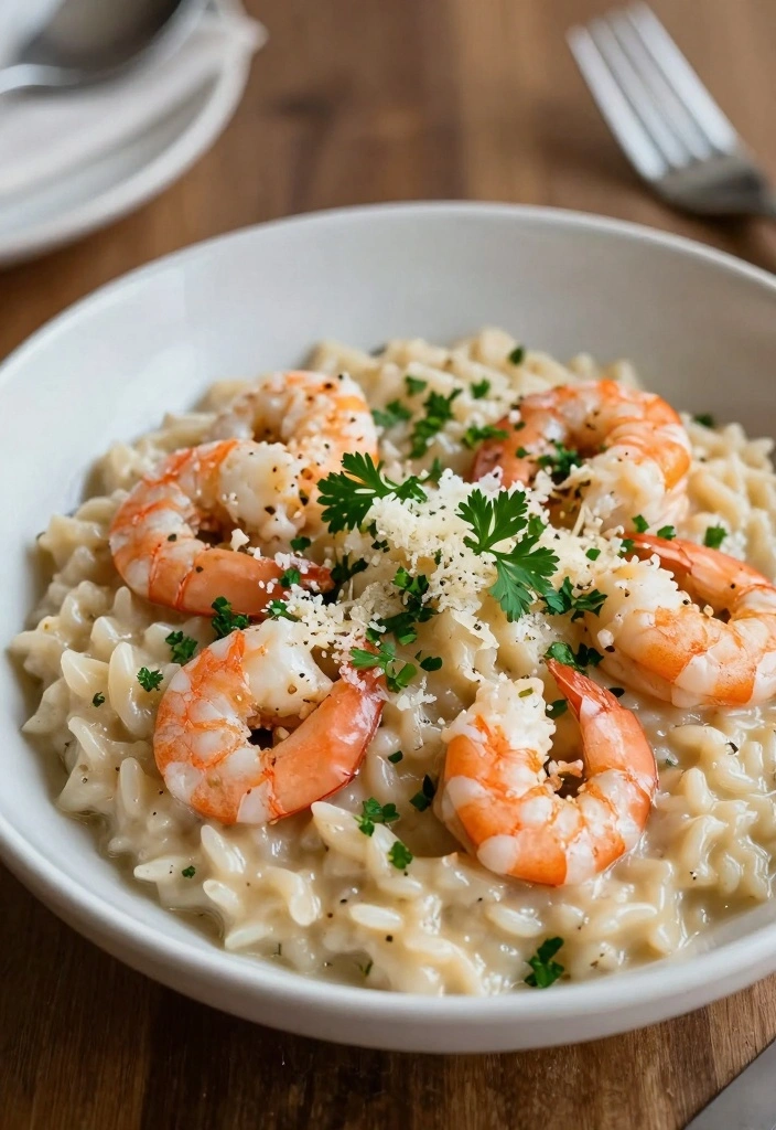 12 Garlic Shrimp Recipes for Fast Flavor Packed Meals - 12. Garlic Shrimp Risotto