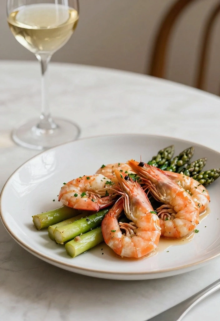 12 Garlic Shrimp Recipes for Fast Flavor Packed Meals - 5. Garlic Butter Shrimp and Asparagus