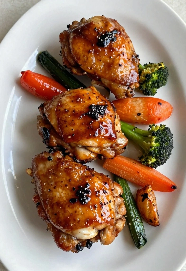 12 Healthy Chicken Recipes for Light Flavorful Dinners - 6. Balsamic Glazed Chicken Thighs