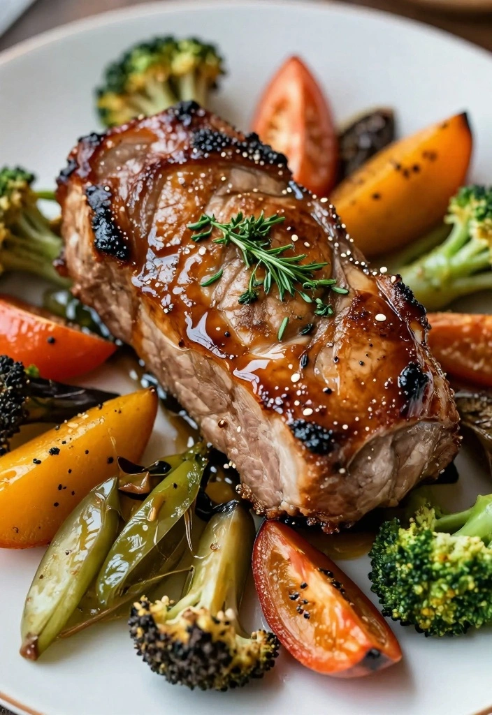 12 Healthy Pork Recipes for Light Satisfying Meals - 11. Maple Glazed Pork Tenderloin
