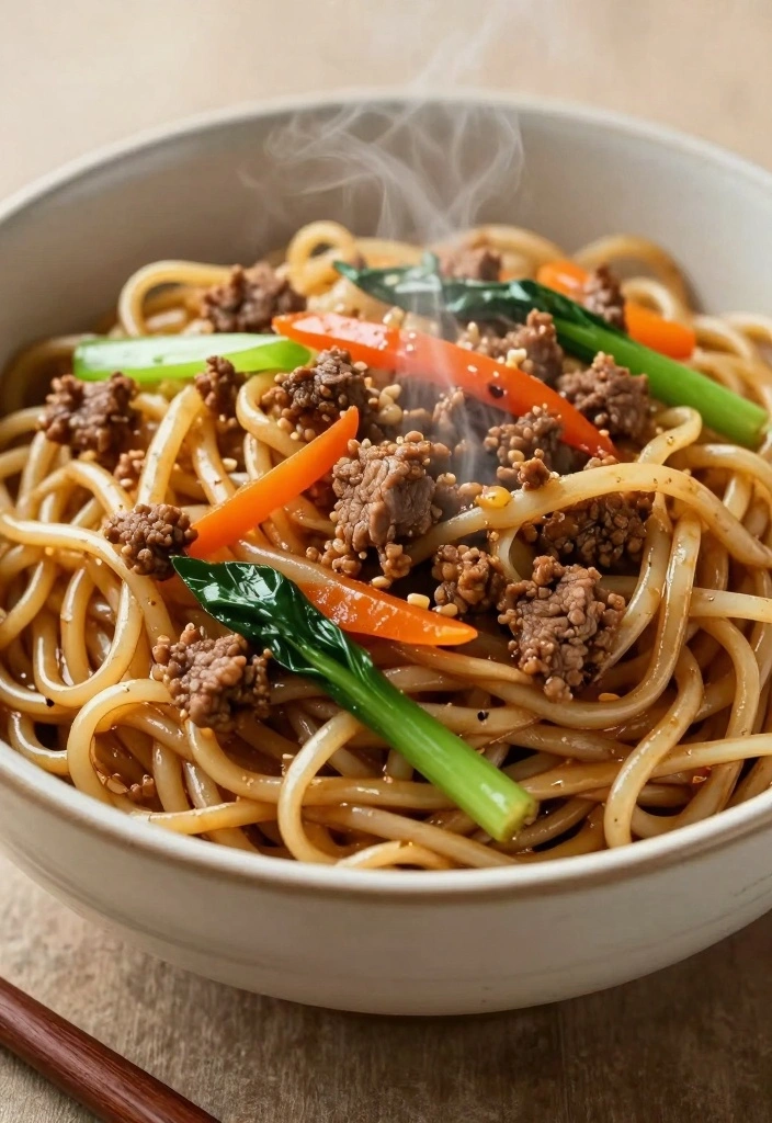 12 Minced Beef Recipes for Quick Flavorful Dinners - 12. Beef Lo Mein