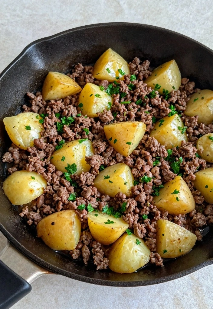 12 Minced Beef Recipes for Quick Flavorful Dinners - 6. Beef and Potato Skillet