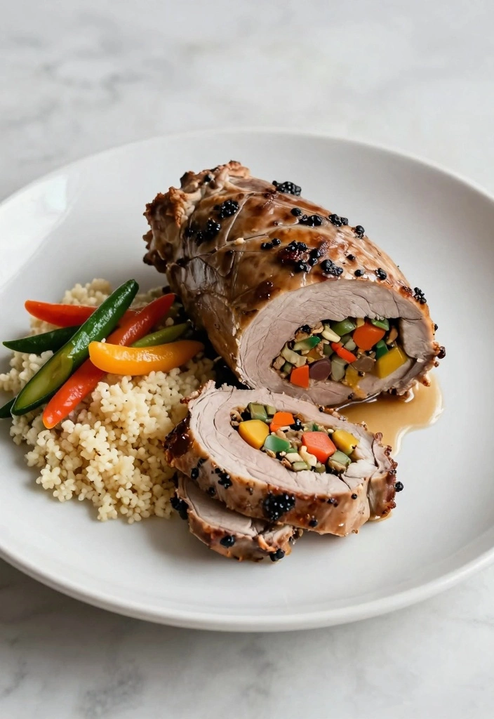 12 Pork Tenderloin Recipes for Juicy Easy Meals 122 12 Pork Tenderloin Recipes for Juicy Easy Meals - 12. Mediterranean Stuffed Pork Tenderloin