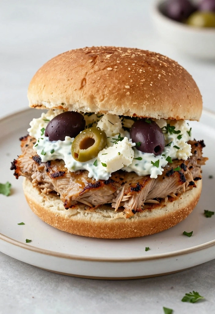 12 Turkey Burger Recipes for Easy Flavorful Meals - 2. Mediterranean Turkey Burger
