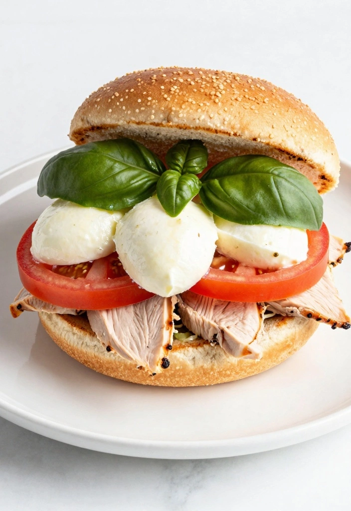 12 Turkey Burger Recipes for Easy Flavorful Meals - 7. Caprese Turkey Burger