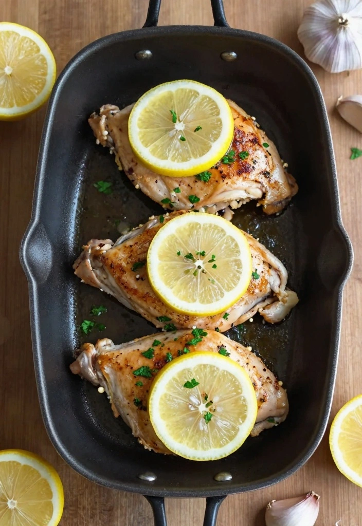 15 Dinner Recipes With Chicken for Quick Everyday Meals - 1. One-Pan Lemon Garlic Chicken