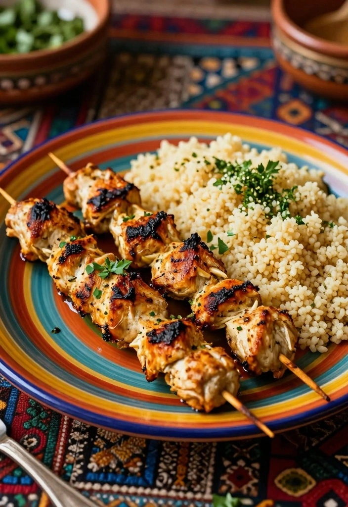 15 Dinner Recipes With Chicken for Quick Everyday Meals - 13. Moroccan Chicken Skewers